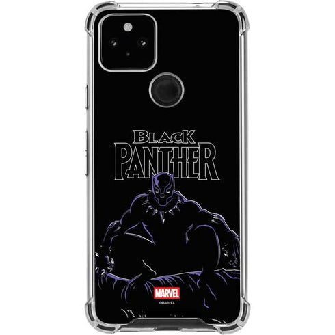 Marvel Black Panther Night Time Watch Google Pixel 4a 5G Clear Case